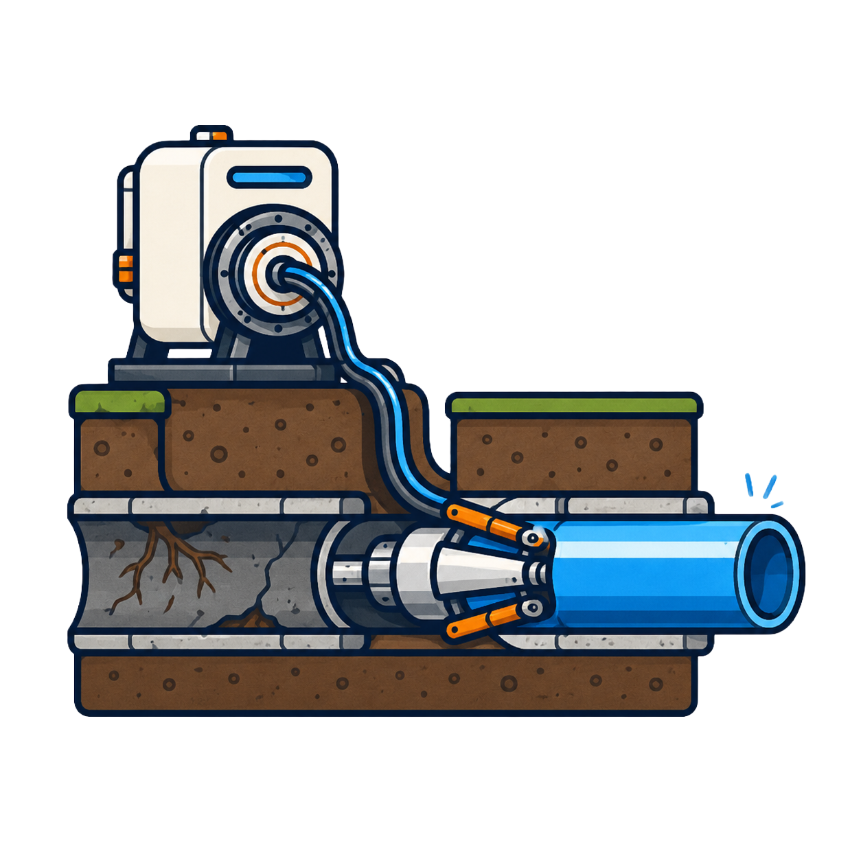 Hydro jetting graphic