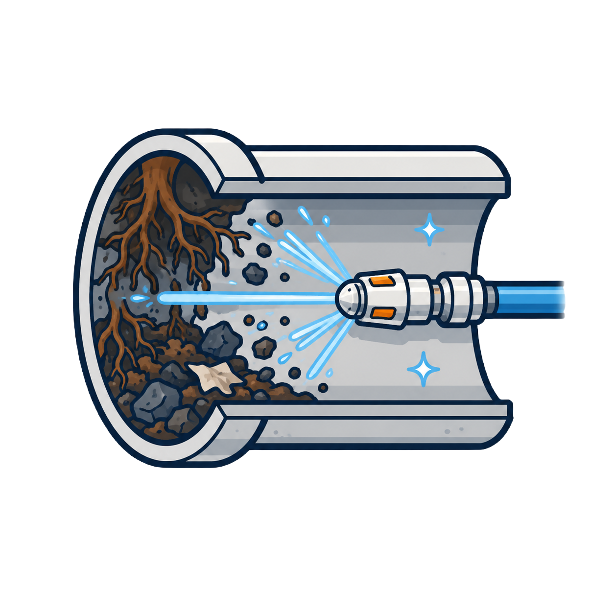 Hydro jetting graphic